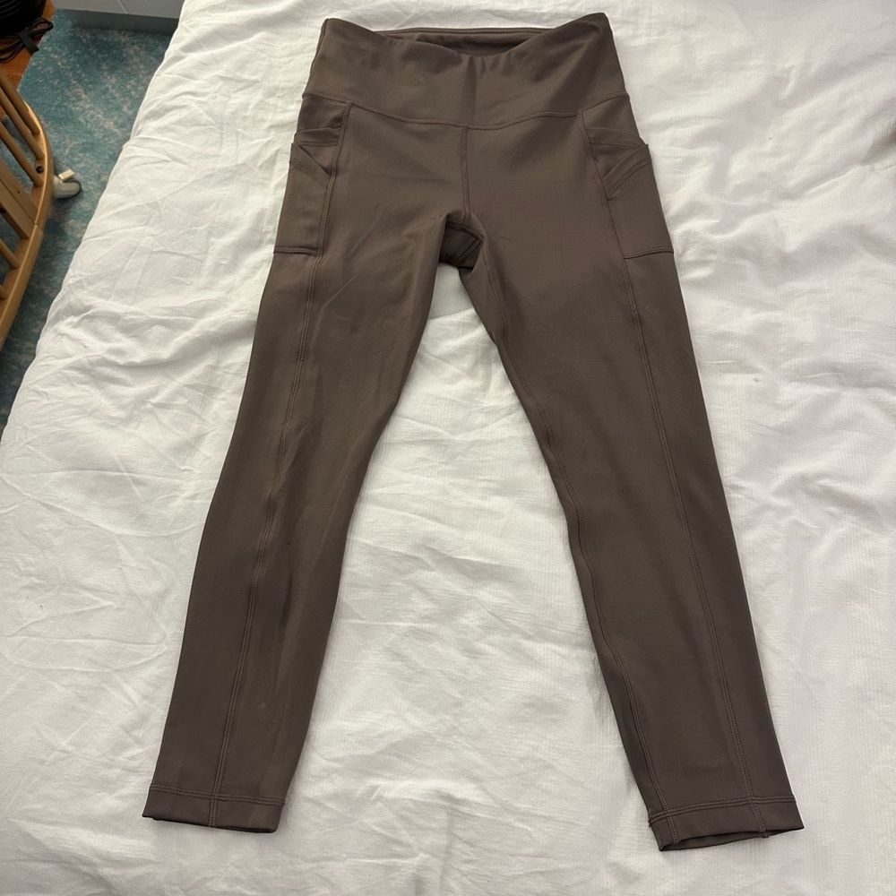 Velocity Leggings - Brown - Size L - like new